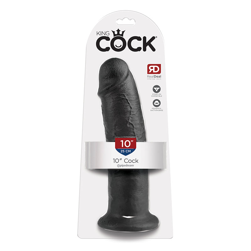 King Cock - 10in Cock Black