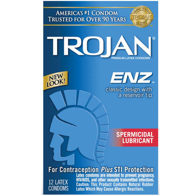 Trojan-Enz with Spermicidal Lubricant