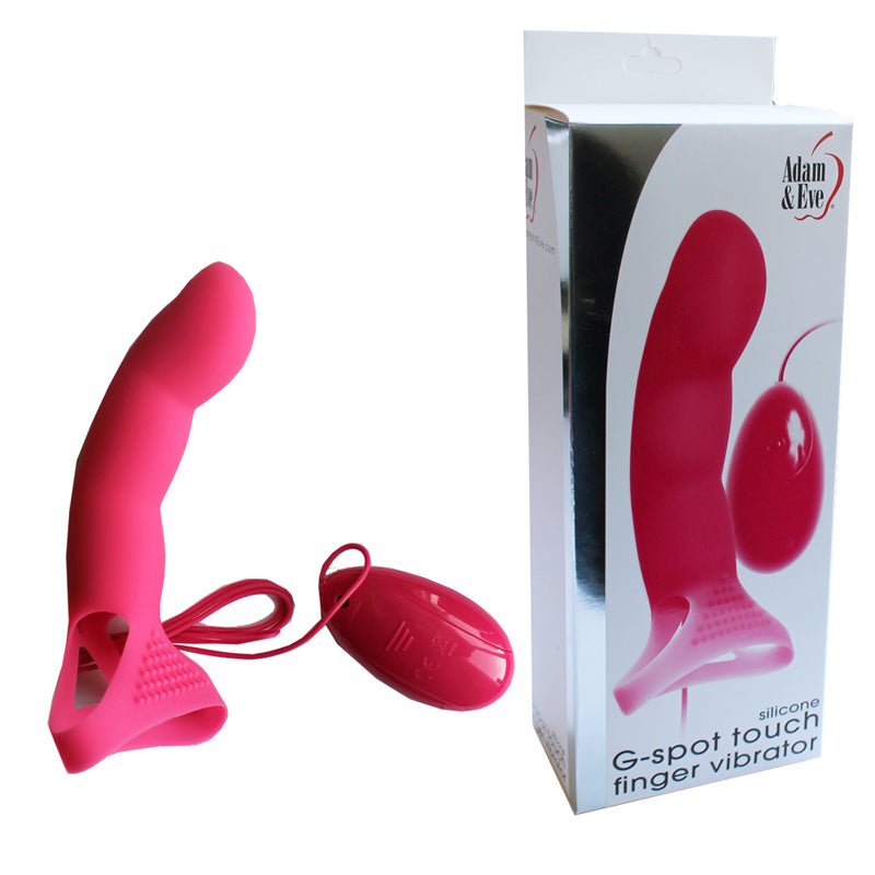 Adam & Eve G-Spot Touch Finger Vibrator Pink