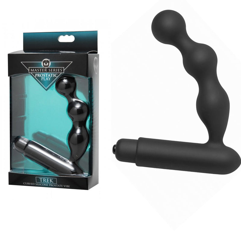 Masters Prostatic Play Trek Curved Silicone Prostate Vibe