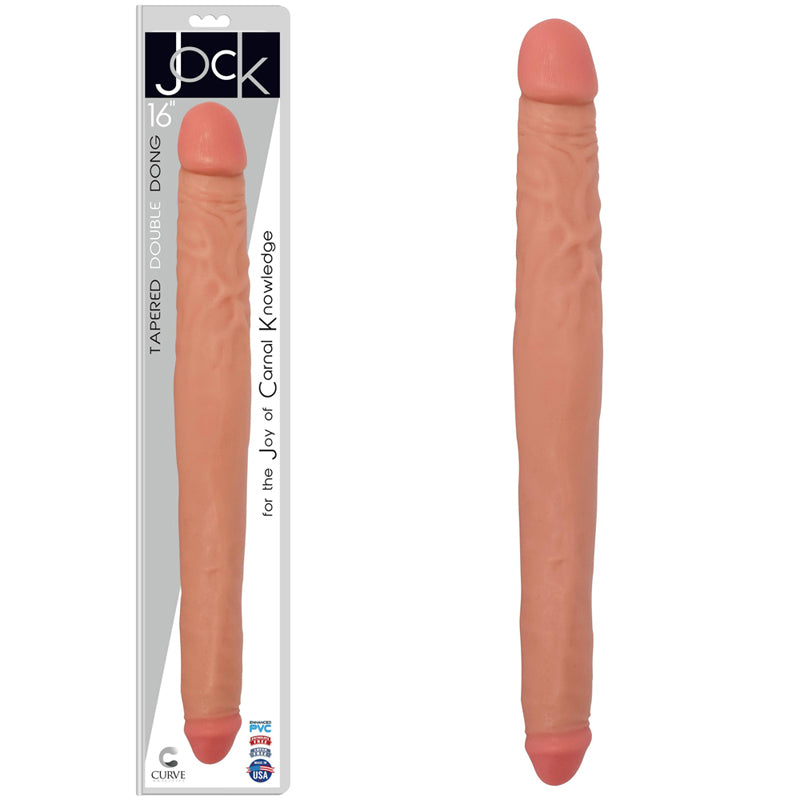 Jock Tapered Double Dong 16in. (Vanilla)