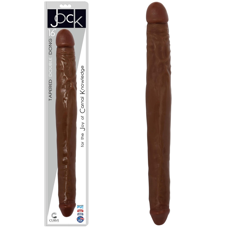 Jock Tapered Double Dong 16in. (Chocolate)