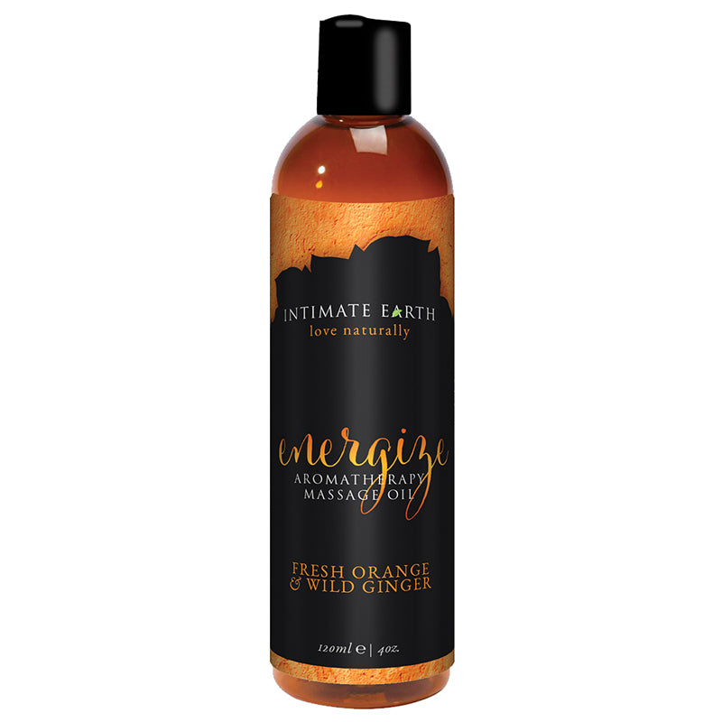 Intimate Earth Energize Massage Oil 120ml.