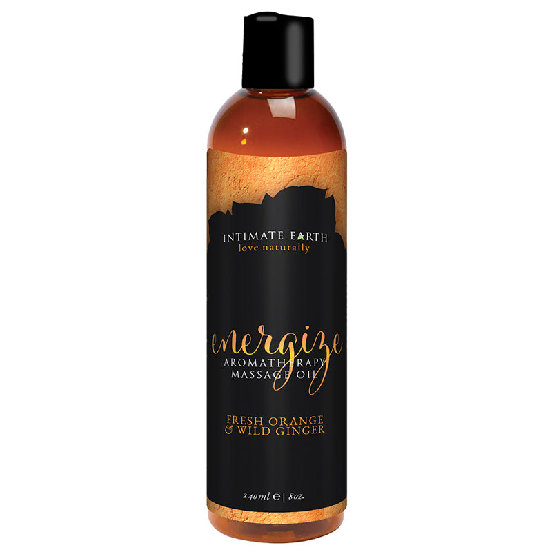 Intimate Earth Energize Massage Oil 240ml.
