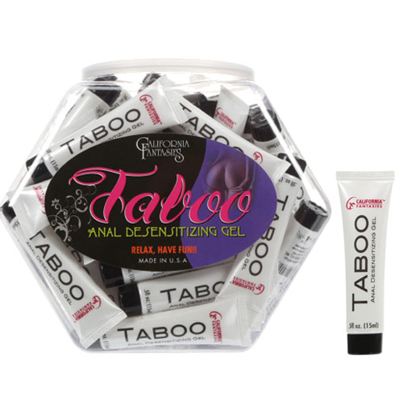 Taboo Anal Desens Gel .5oz (Bowl/36)