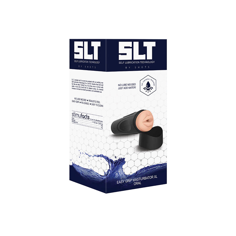 SLT Self Lubrication Easy Grip Masturbator XL Oral - Flesh