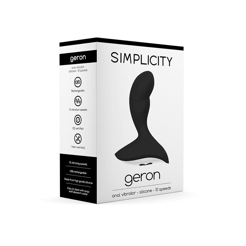 Simplicity GERON Anal vibrator - Black