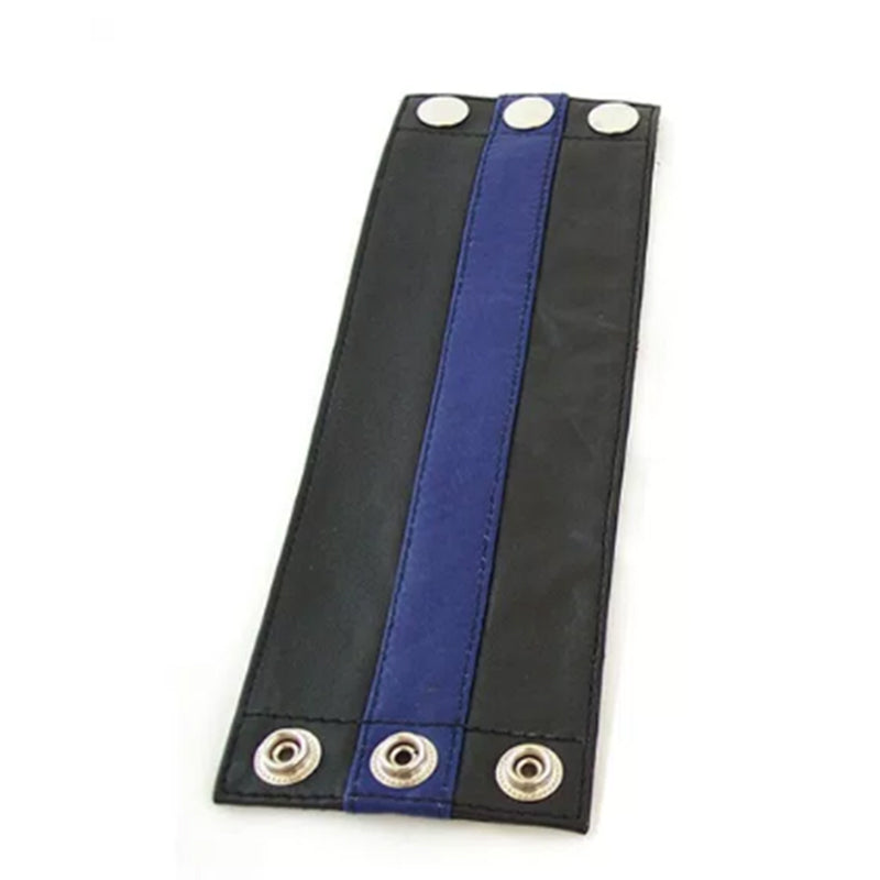 Rouge Wrist Band Wallet With Piping BK/BU Extra Large