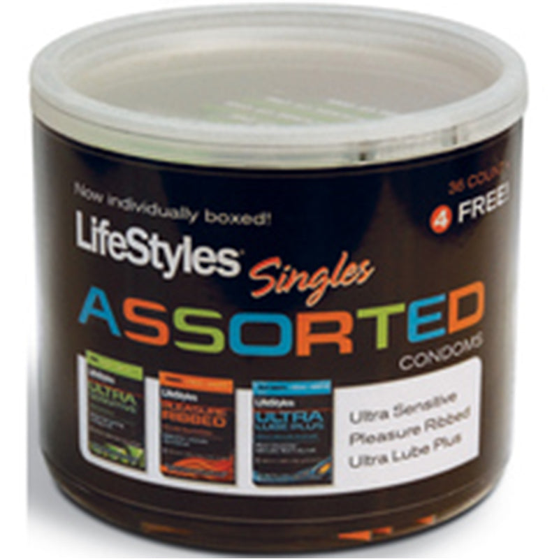 LifeStyles Assorted Singles Jar (40ct)