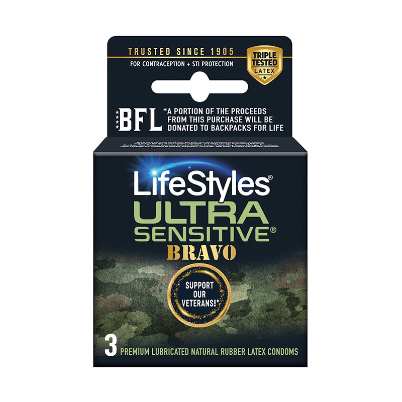 Lifestyles Ultra Sensitive Bravo 3 Pack