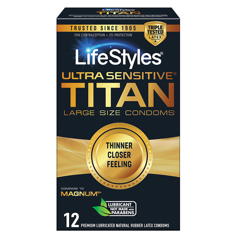 Lifestyles Ultra Sensitive Titan 12 Pack