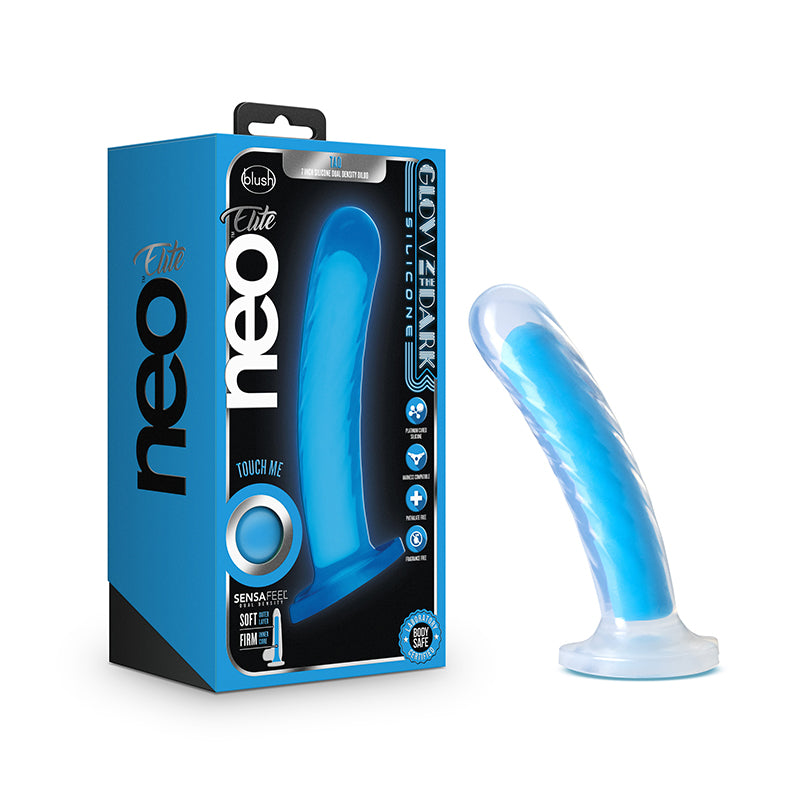 Neo Elite - Glow-in-the-Dark Tao - 7-Inch Dual-Density - Neon Blue