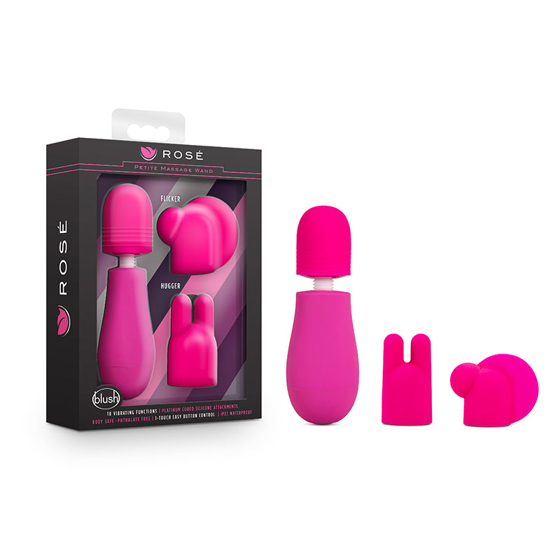 Rose - Petite Massage Wand - Pink