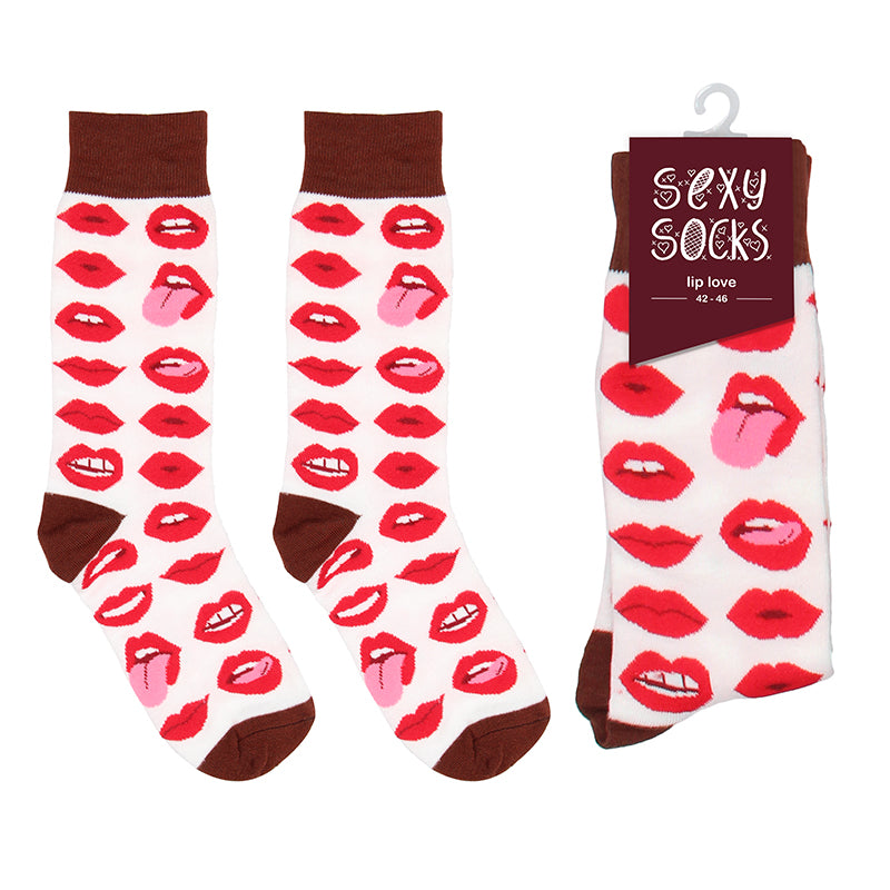 Shots Socks Lip Love M/L