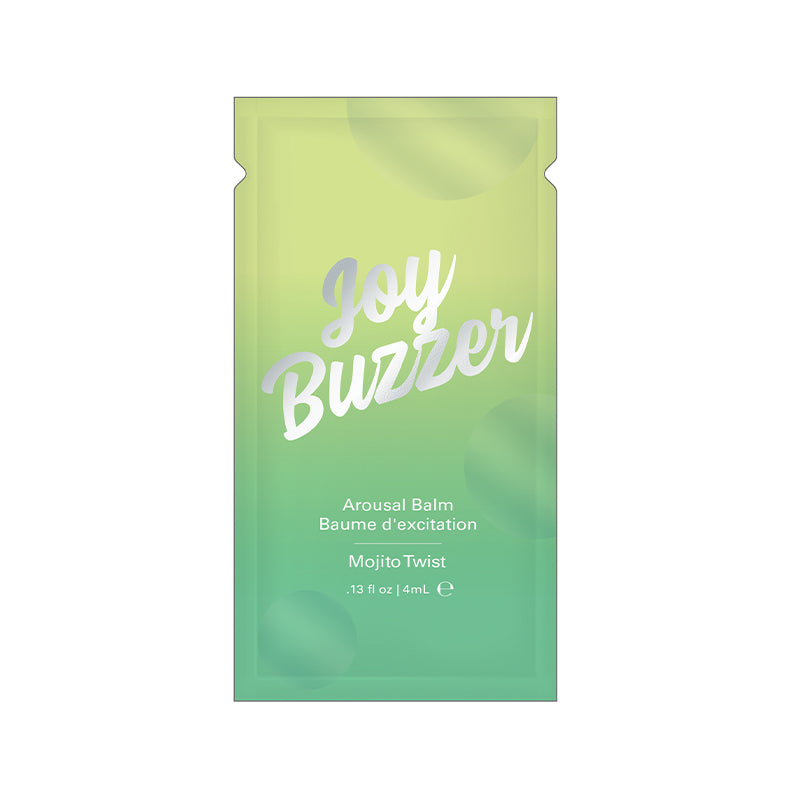 Joy Buzzer Clitoral Arousal Balm Mojito Twist .13 oz Foil