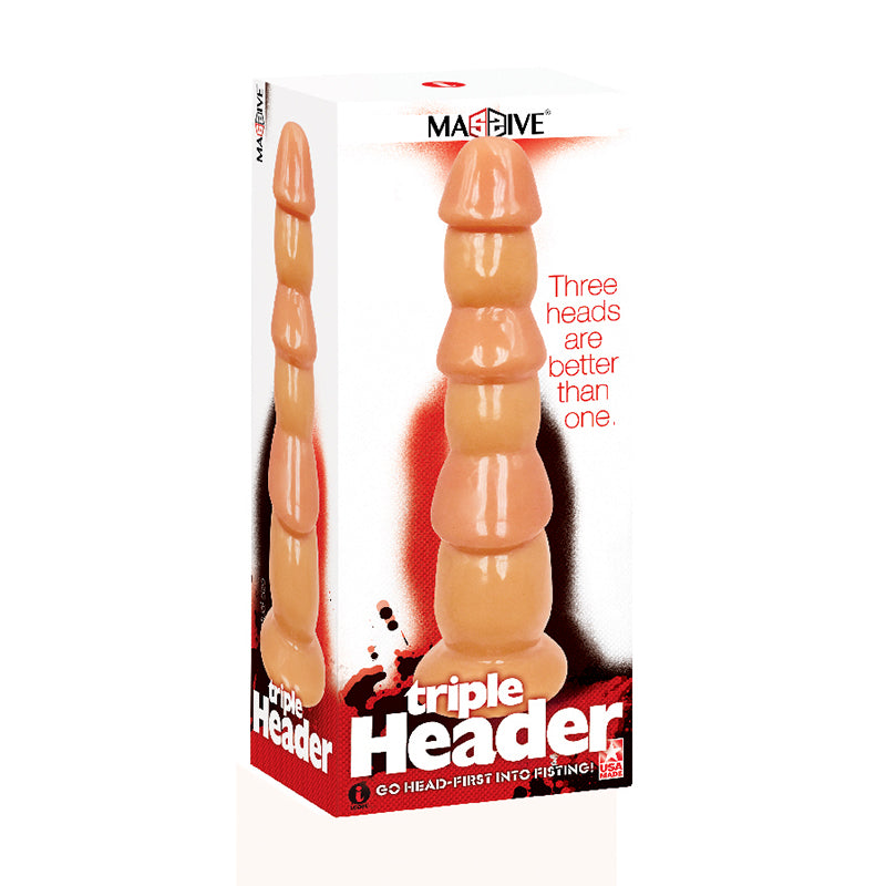 Triple Header 3-Head Dildo