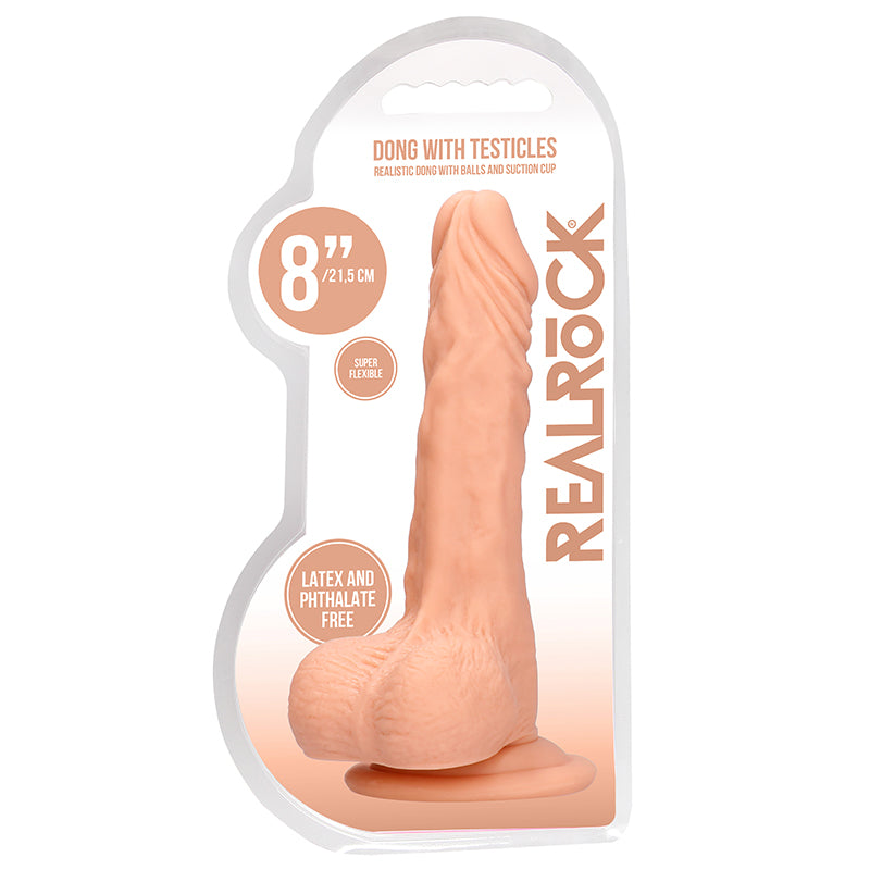 Real Rock Realistic Dildo With Balls - 8