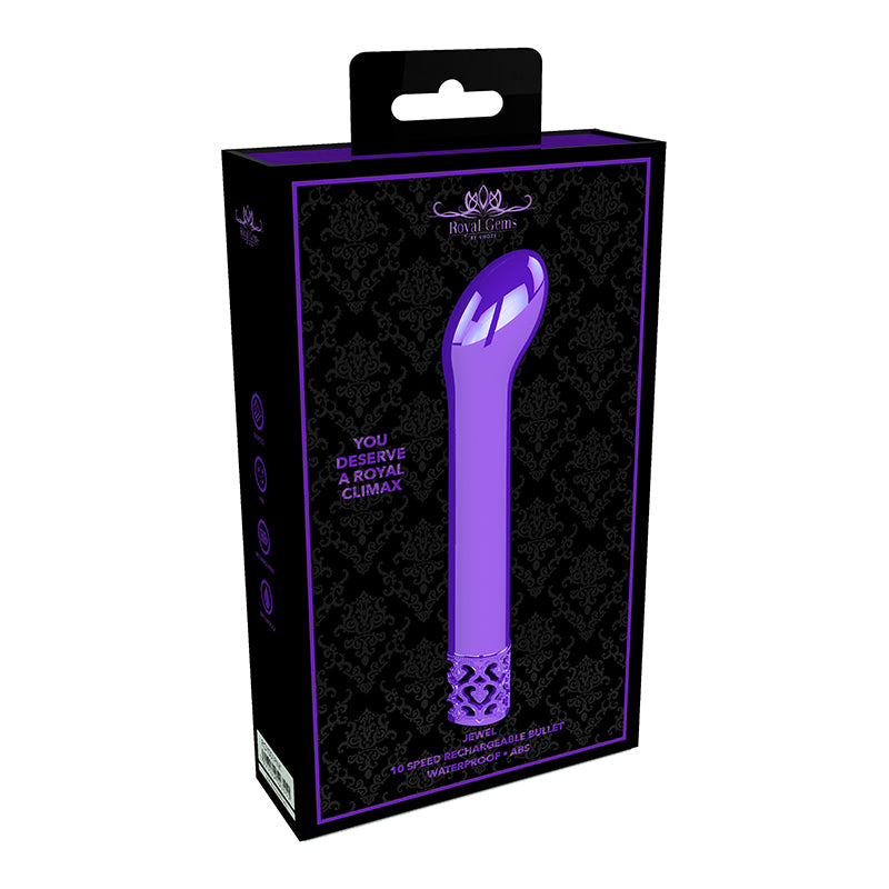 Royal Gems - Jewel - ABS Rechargeable Bullet - Purple