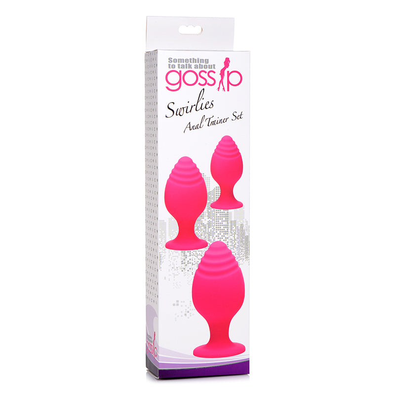 Gossip Swirlies Anal Trio Set Silicone Magenta