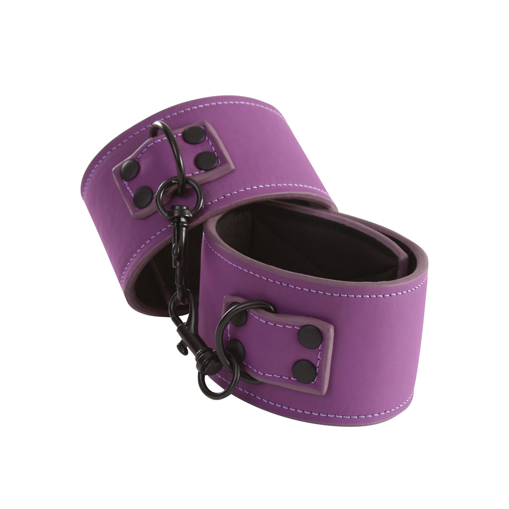 Lust Bondage Ankle Cuff - Purple NSN1254-15