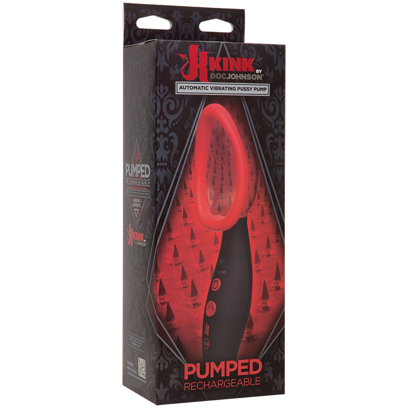 KINK Pumped Rechargeable Automatic Vibrating Pussy Pump
