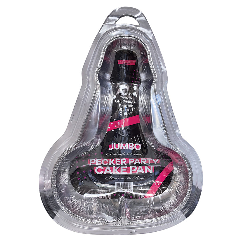 Bachelorette Disposable Peter Party Cake Pan Large - Pack of 2