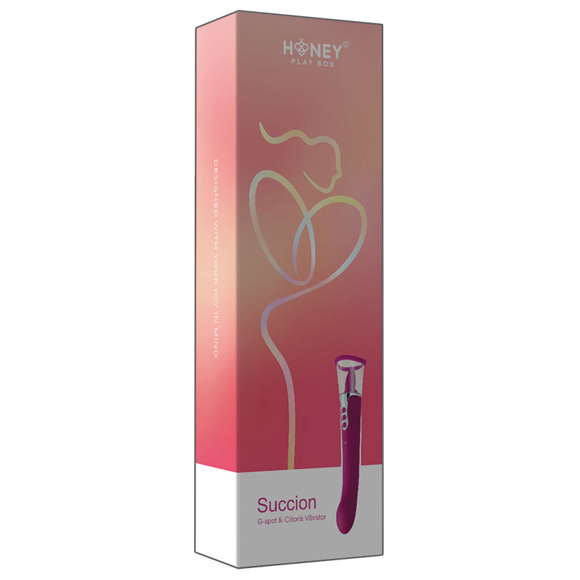 Succion Sucking G-Spot Vibrator - 3 Function Purple
