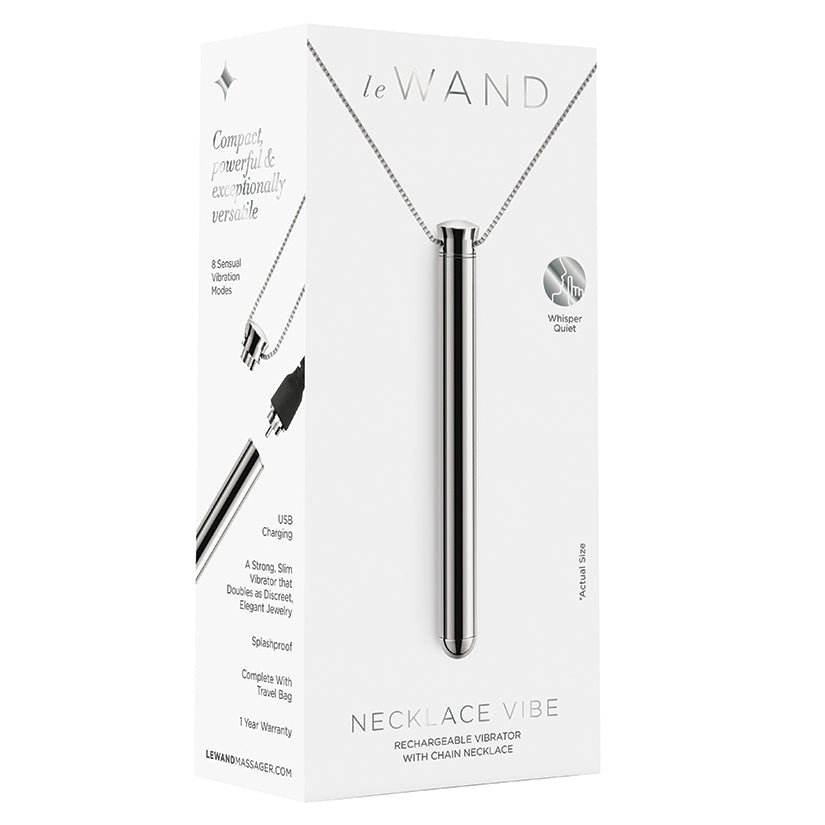 Le Wand Vibrating Necklace - Silver