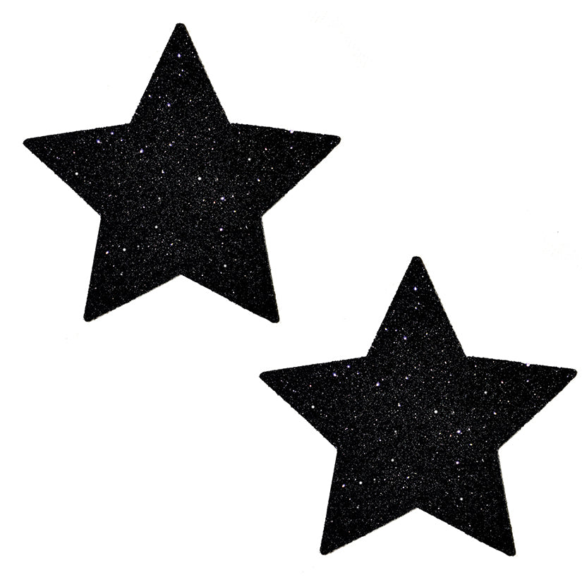 Neva Nude Nipztix Star Black Malice-Black Glitter
