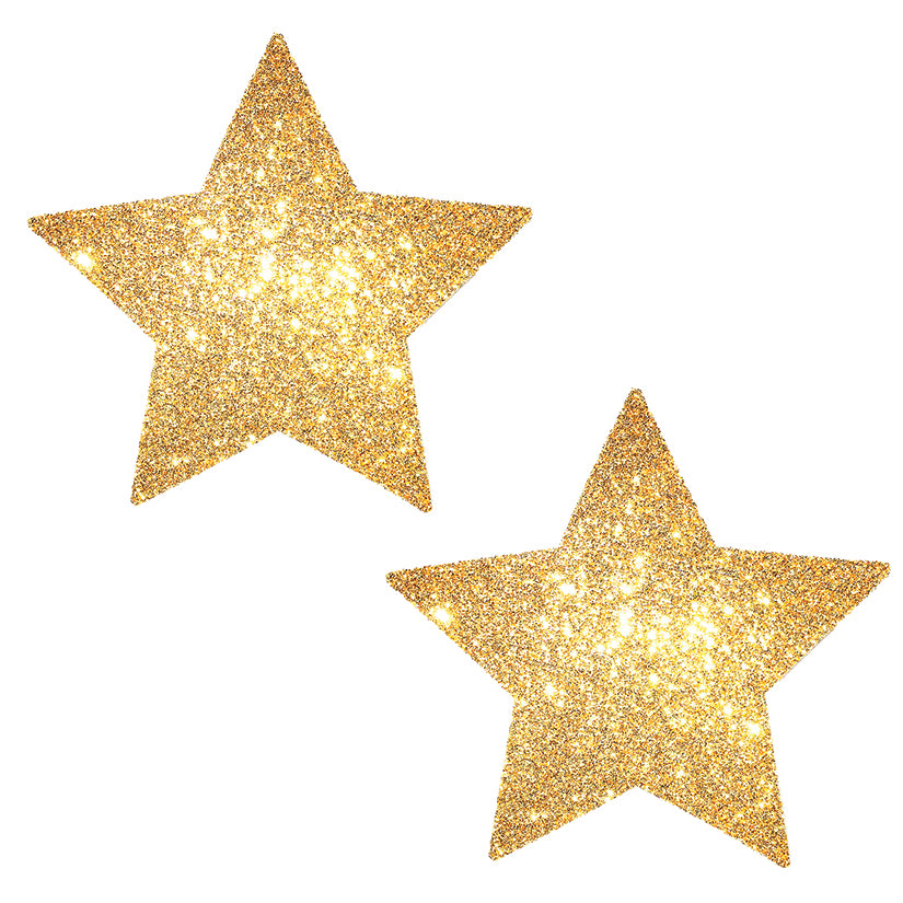 Neva Nude Nipztix Star Gold Fairy Dust-Gold Glitter