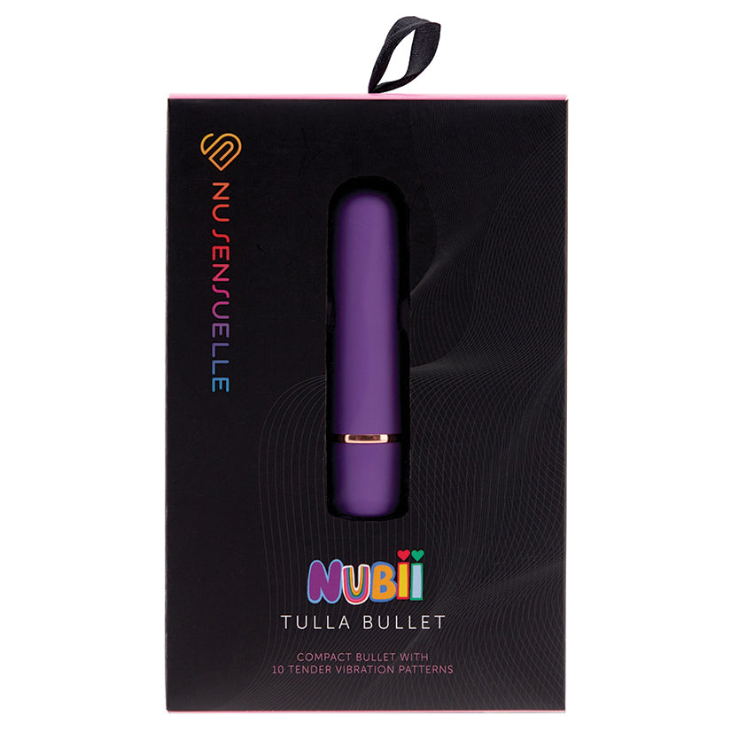 Nu Sensuelle Nubii Tulla Rounded Tip 10 Speed  Bullet - Purple