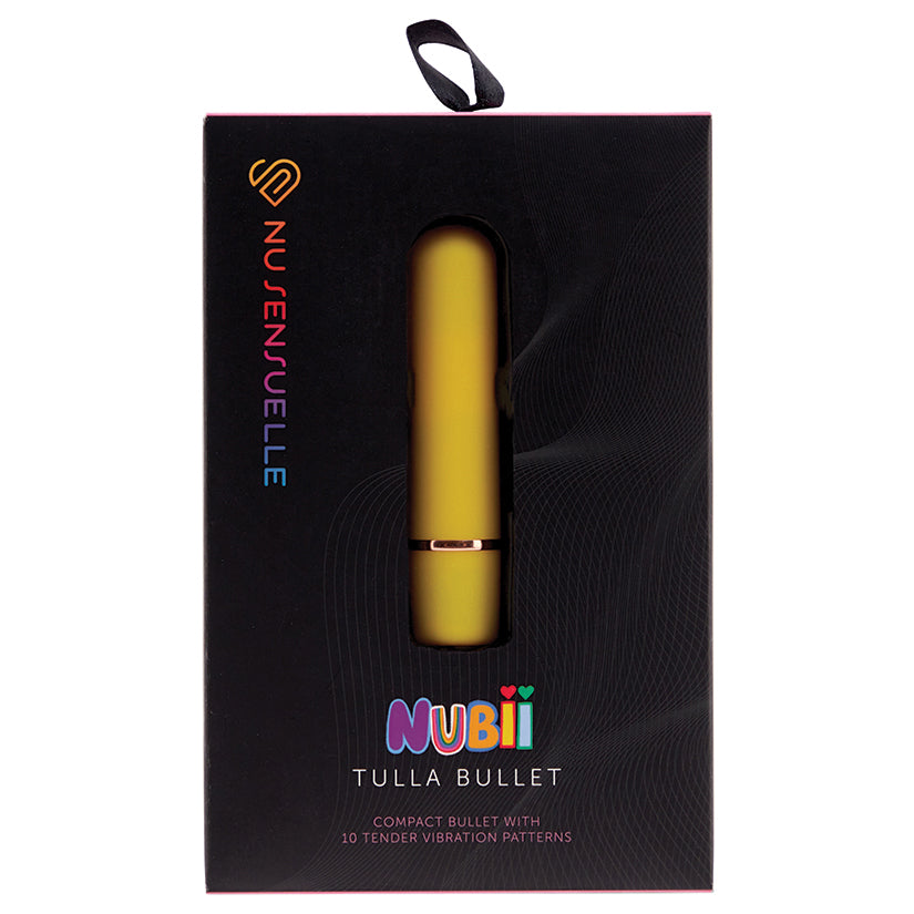Nu Sensuelle Nubii Tulla Rounded Tip 10 Speed Bullet - Yellow