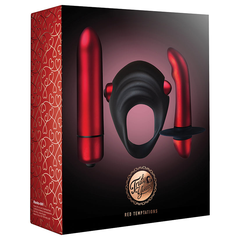 Rocks-Off Truly Yours 10 Function Red Temptations Kit