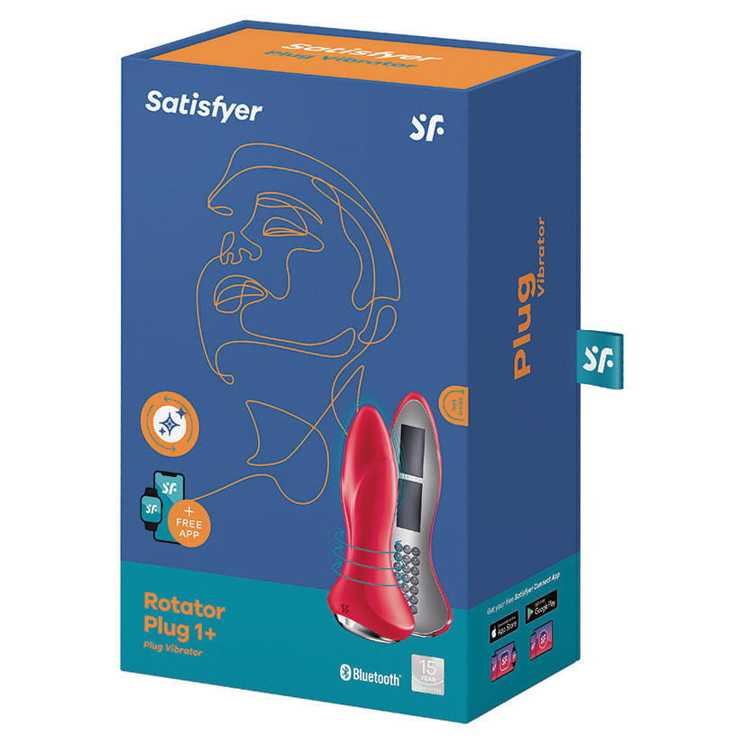 Satisfyer Rotator Plug 1+ - Red