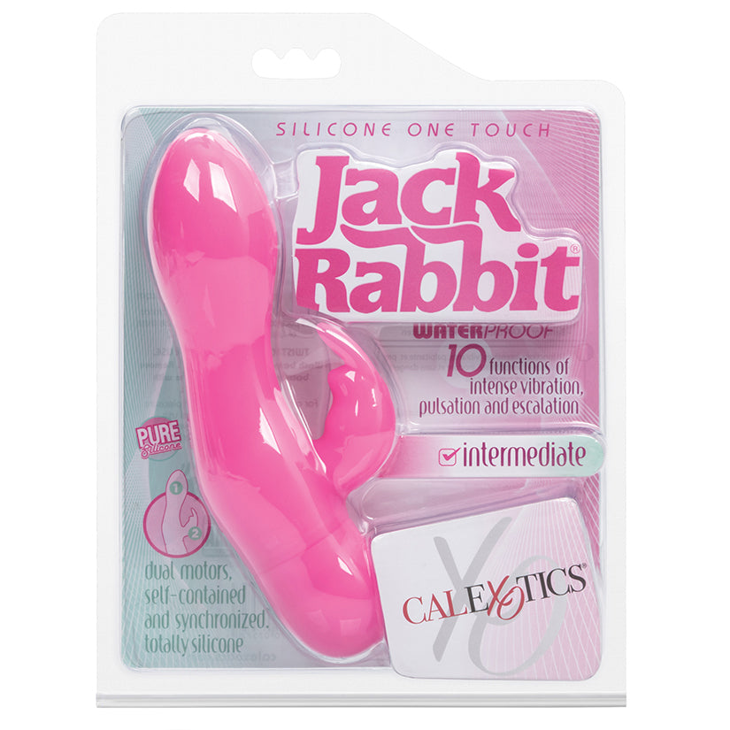 Jack Rabbit Silicone One Touch-Pink 4.25