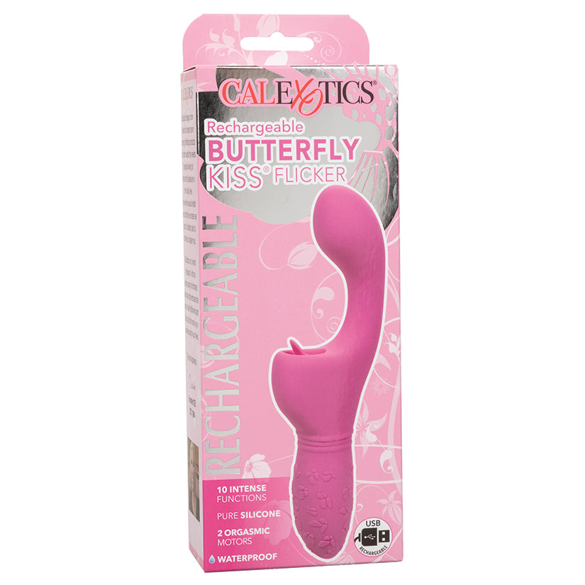 Rechargeable Butterfly Kiss Flicker-Pink