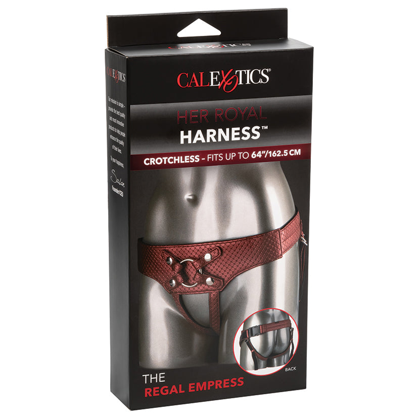 Her Royal Harness The Regal Empress - Red