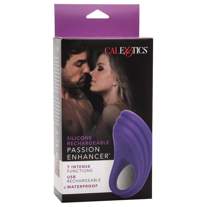 Silicone Rechargeable Passion Enhancer - Purple