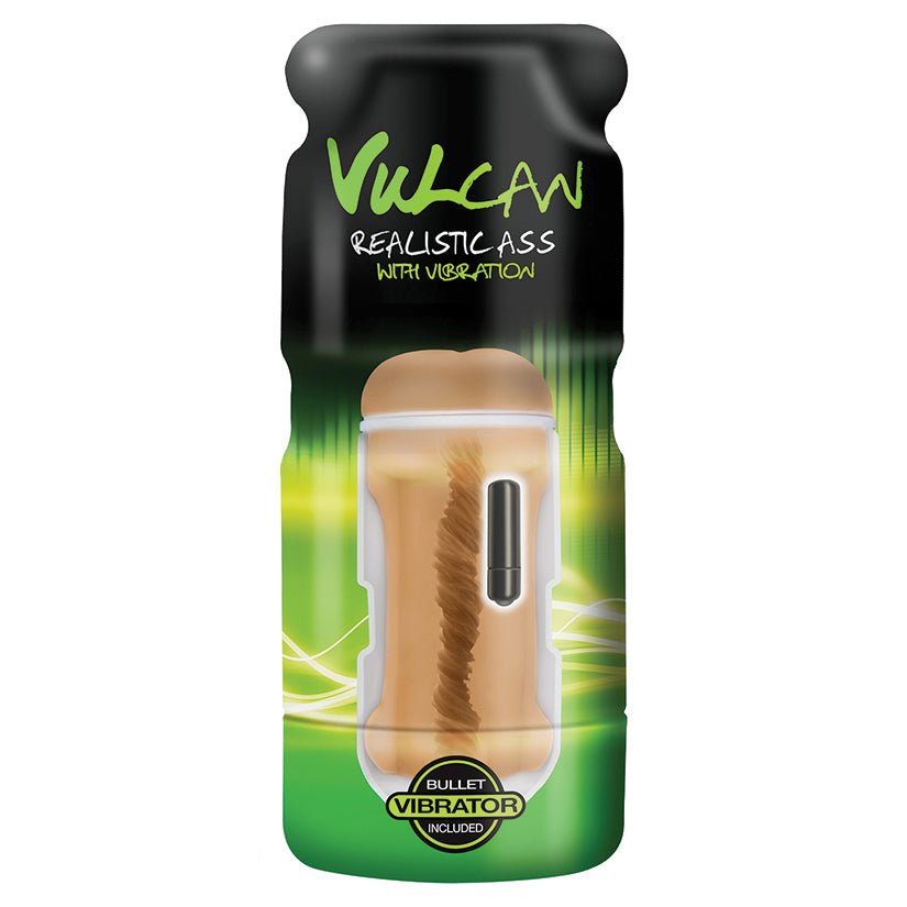 CyberSkin Vulcan Realistic Vibrating Ass-Mocha