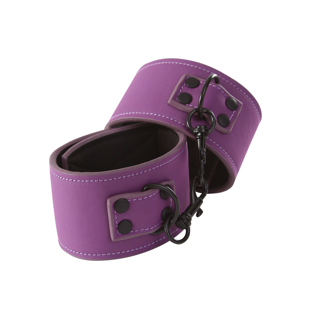 Lust Bondage Wrist Cuff - Purple NSN1253-15