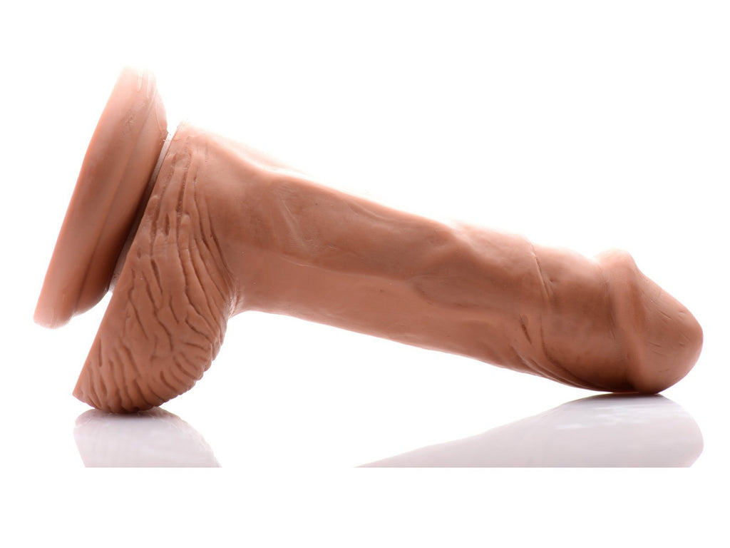 5 Inch Realistic Suction Cup Dildo- Tan