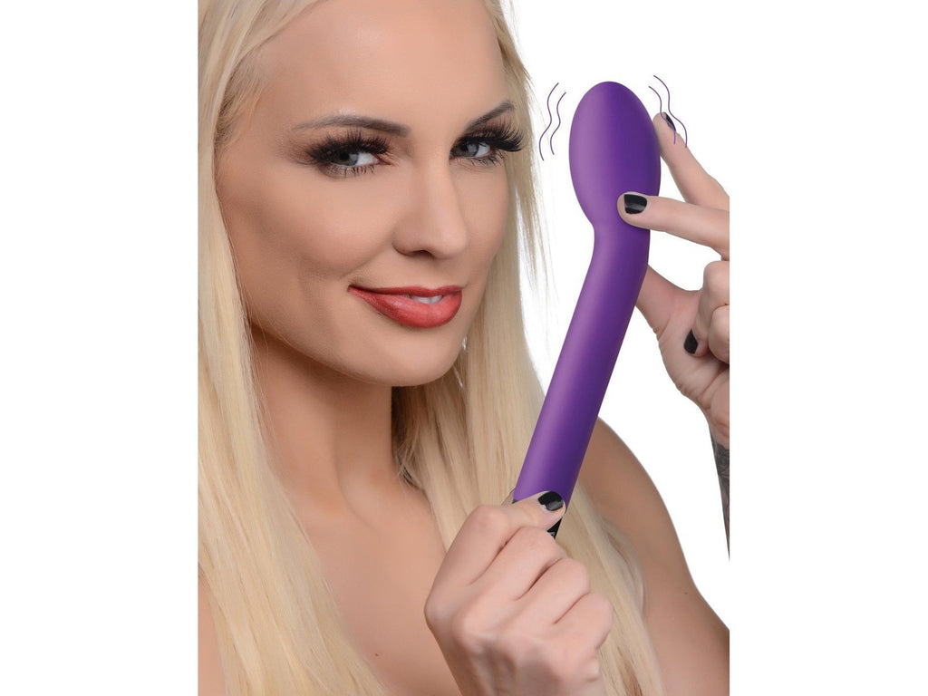 10X Silicone G-Spot Vibrator - Purple