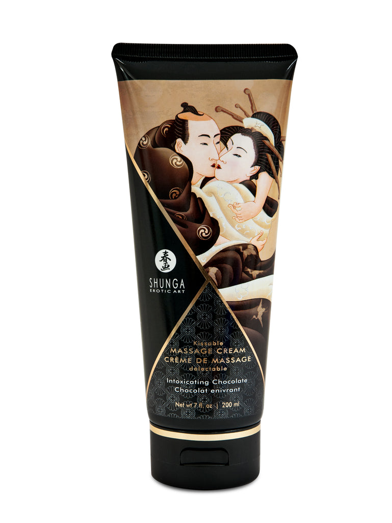 Kissable Massage Cream - Intoxicating Chocolate - 7 Fl. Oz. / 200 ml SHU4109