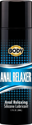 Body Action Anal Relaxer Silicone Lubricant 1.7 Oz BA-AR17