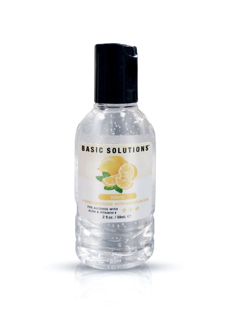 Basic Solutions Hand Sanitizer With Moisturizer - Lemon - 2 Oz./ 59ml TS1800001