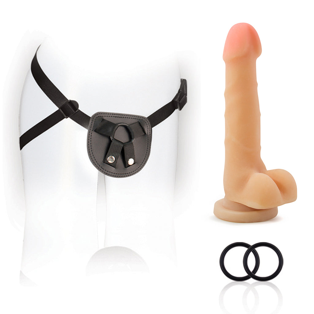For You Harness Kit With 7 Inch Cock BL-80215