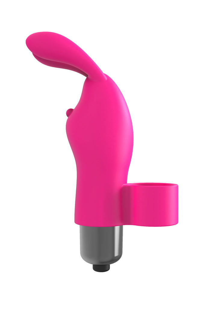 The 9's Flirt Bunny Finger Vibrator - Pink ICB2668-2