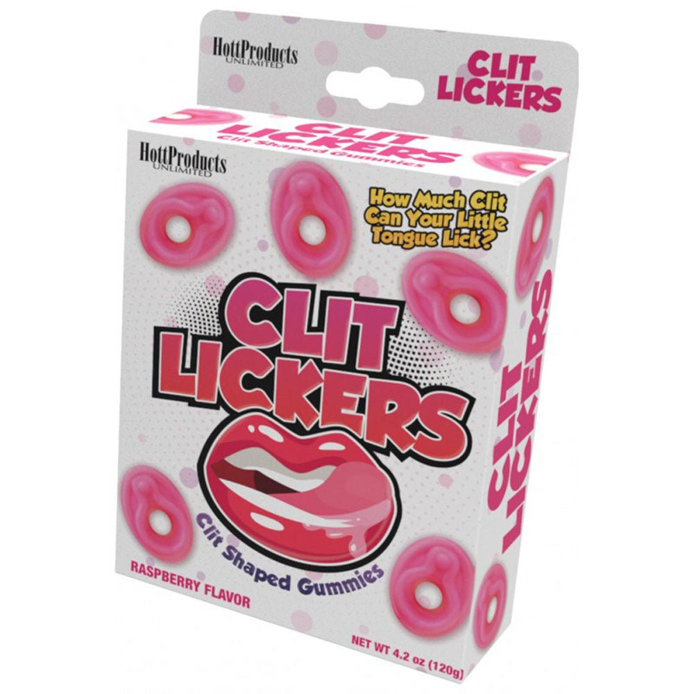 Clit Lickers Gummies Raspberry Flavors 4.2oz HTP3317